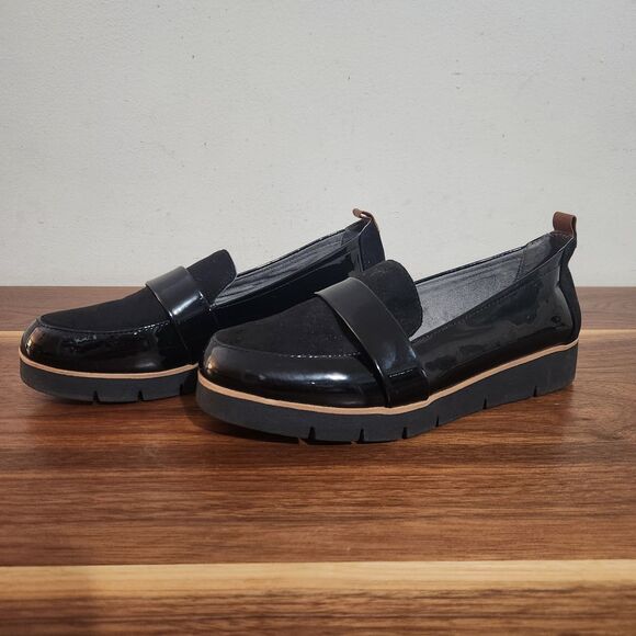Dr. Scholl's Shoes - Dr Scholls Webster Slip On Platform Loafers Womens 7.5 Career Grunge Comfort